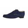 Pantofi barbati eleganti din piele naturala intoarsa bleumarin P34BLMVEL